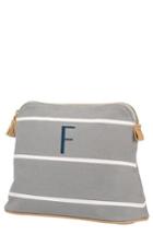 Cathy's Concepts Monogram Cosmetics Bag, Size - Grey F