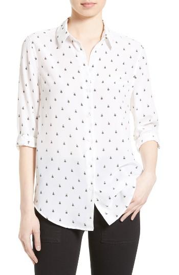 Women's Equipment Essential Silk Blouse - White