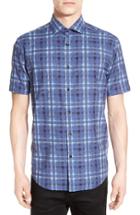 Men's Good Man Brand Trim Fit Check Sport Shirt