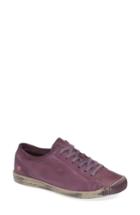 Women's Softinos By Fly London Isla Distressed Sneaker .5-8us / 38eu - Purple