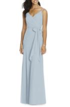 Women's Social Bridesmaids Faux Wrap Gown