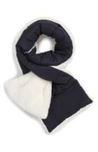 Women's Bp. Reversible Faux Fur Puffer Scarf, Size - Blue