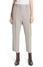 Women's Mm6 Maison Margiela Plaid Bonded Jersey Trousers Us / 36 It - Beige