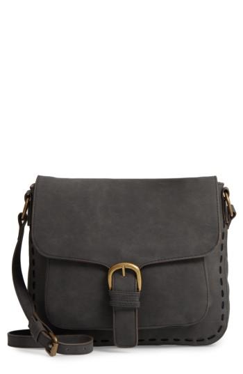 Elle & Jae Gypset 'mauritius' Faux Leather Crossbody Bag - Black