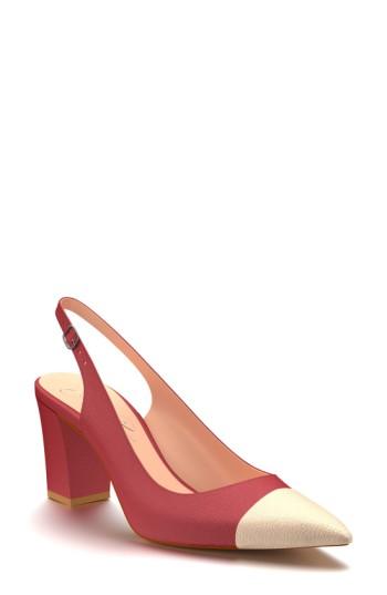 Women's Shoes Of Prey Slingback Pump .5 B - Red