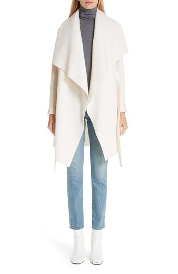 Women's Harris Wharf London Belted Wool Coat Us / 36it - White