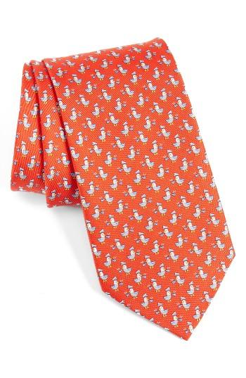 Men's Salvatore Ferragamo Seagulls Silk Tie, Size - None