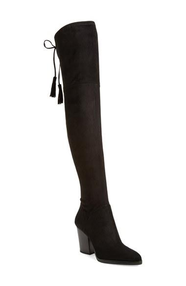 Women's Marc Fisher Ltd 'alinda' Over The Knee Boot M - Black