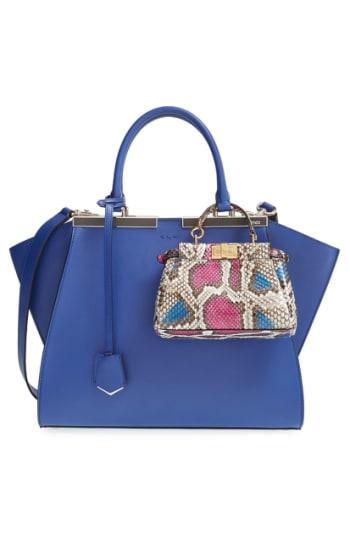 Fendi 'micro Peekaboo' Genuine Snakeskin Bag -
