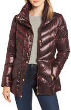Women's Sam Edelman Funnel Neck Down Jacket - Red