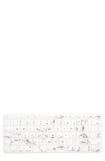 Recover White Marble Macbook Keyboard Skin - None
