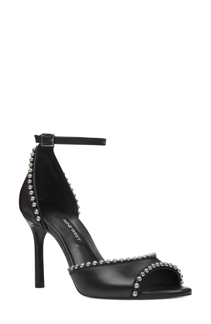 Women's Nine West Jellint Ankle Strap Sandal M - Black