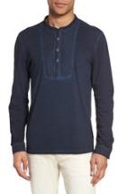 Men's John Varvatos Star Usa Long Sleeve Cotton Henley