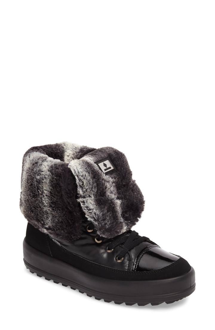 Women's Jog Dog Val Louron Foldover Waterproof Bootie Us / 38eu - Black