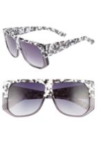Women's Hadid Frequent Flyer 58mm Sunglasses - White Camo