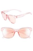 Women's Smith Caper 53mm Chromapop(tm) Square Sunglasses - Pink Crystal