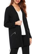 Women's Wallis Longline Duster Jacket - Black