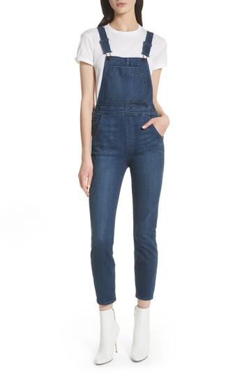 Women's 3x1 Nyc Ruby Denim Overalls - Blue