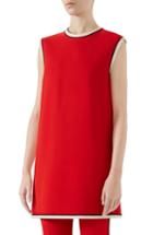 Women's Gucci Stretch Cady Tunic Top Us / 38 It - Red