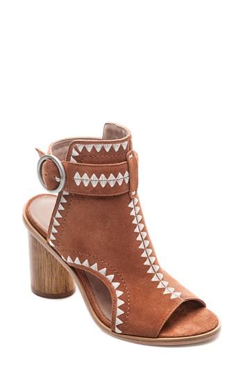 Women's Bernardo Harper Embroidered Sandal M - Brown