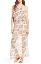 Women's Fire Ruffle Maxi Dress