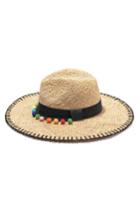 Women's Phase 3 Whipstitch Pom Panama Hat -