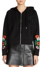 Women's Maje Floral Embroidered Hoodie