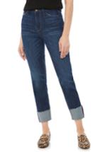 Women's Sam Edelman The Mary Jane Oversize Cuff Jeans - Blue
