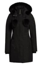 Women's Moose Knuckles 'stirling' Down Parka With Genuine Fox Fur Trim - White