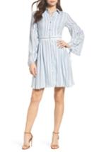 Women's Taylor Dresses Stripe Shirtdress - Blue
