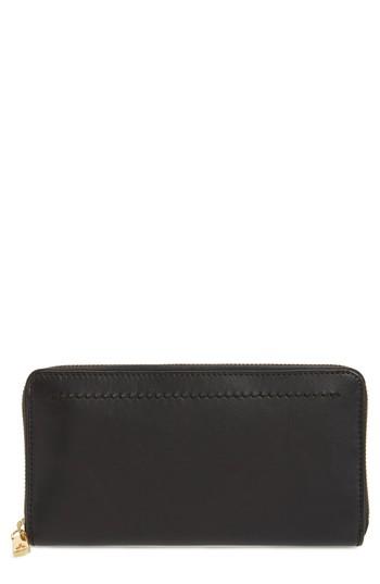 Women's Cole Haan Zoe Continental Zip Wallet - Black
