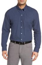 Men's Cutter & Buck Heather Non-iron Sport Shirt - Grey