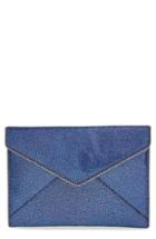 Rebecca Minkoff 'leo' Envelope Clutch - Blue