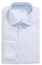 Men's Eton Contemporary Fit Stripe Dress Shirt .5 - Pink