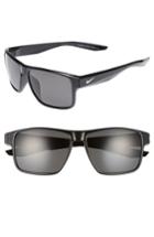 Men's Nike Essential Venture 59mm Polarized Sport Sunglasses - Matte Black