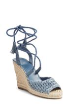 Women's Joie Kacy Espadrille Wedge Sandal Us / 35eu - Blue