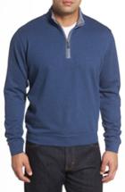 Men's Johnnie-o Sully Quarter Zip Pullover - Blue