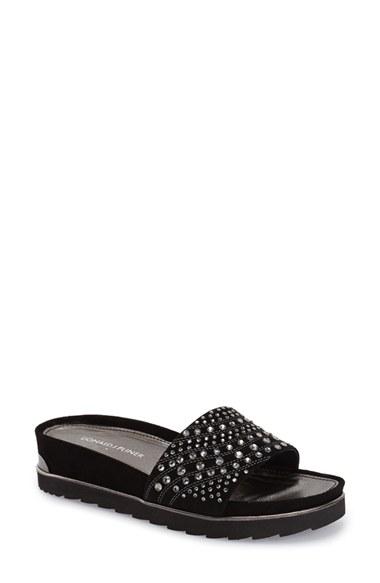 Women's Donald J Pliner 'cava' Slide Sandal M - Black