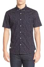 Men's 7 Diamonds 'editions Of You' Trim Fit Short Sleeve Floral Print Woven Shirt