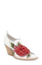 Women's Jeffrey Campbell Roseola Studded Applique Bootie M - White
