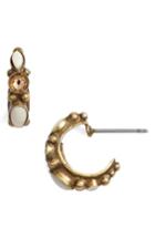 Women's Sorrelli Mixed Media Small Hoop Earrings