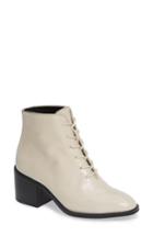 Women's Jeffrey Campbell Talcott Block Heel Bootie .5 M - Ivory