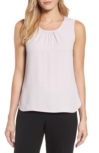Women's Anne Klein Shirred Neck Tank - Pink