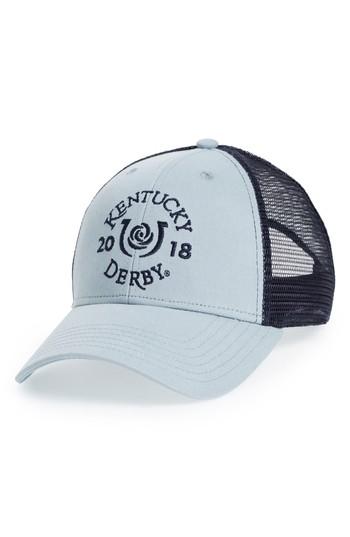 Men's Vineyard Vines 2018 Kentucky Derby Garland Of Roses Ball Cap - Grey