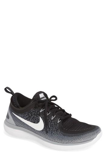 Men's Nike Free Rn Distance 2 Running Shoe .5 M - Black