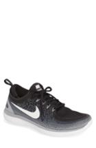 Men's Nike Free Rn Distance 2 Running Shoe .5 M - Black