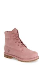 Women's Timberland '6 Inch Premium' Waterproof Boot M - Pink