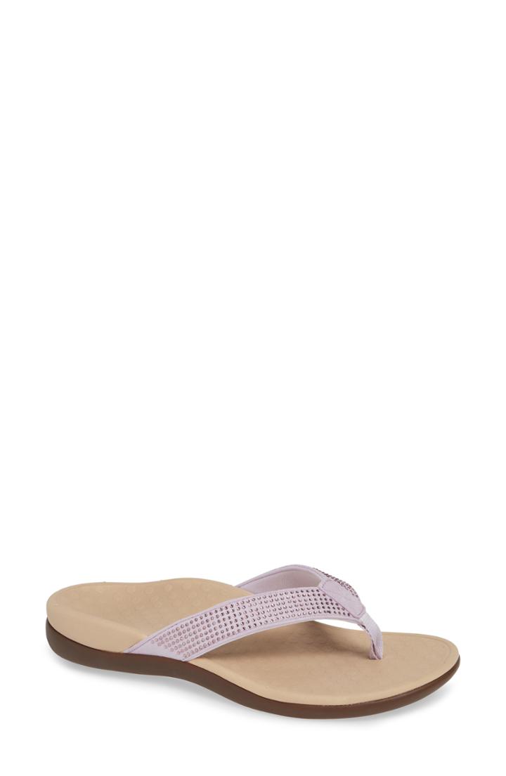 Women's Vionic Tiders Flip Flop M - Purple