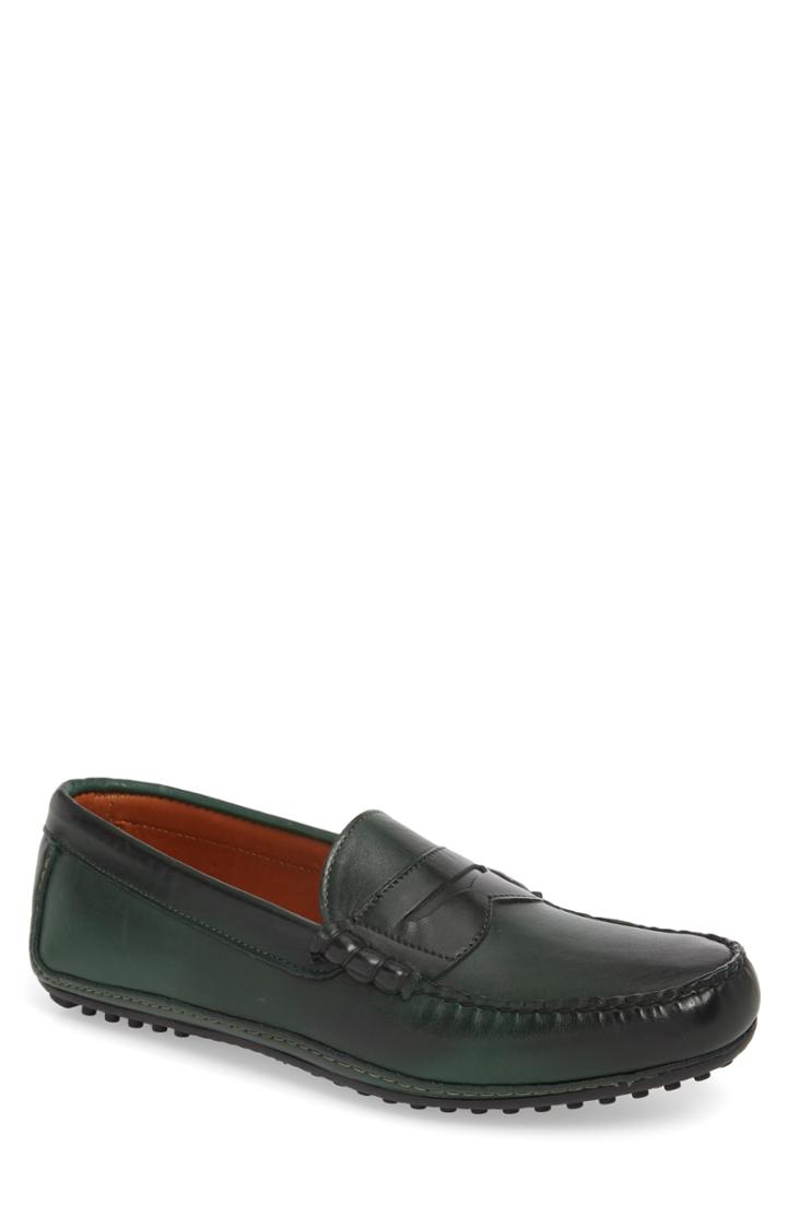 Men's Allen Edmonds Siesta Key Penny Loafer .5 D - Green