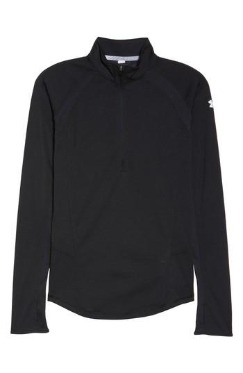 Women's Under Armour Swyft Half Zip Running Top, Size - Black